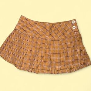 Y2K Chic Checkered Mini Skirt